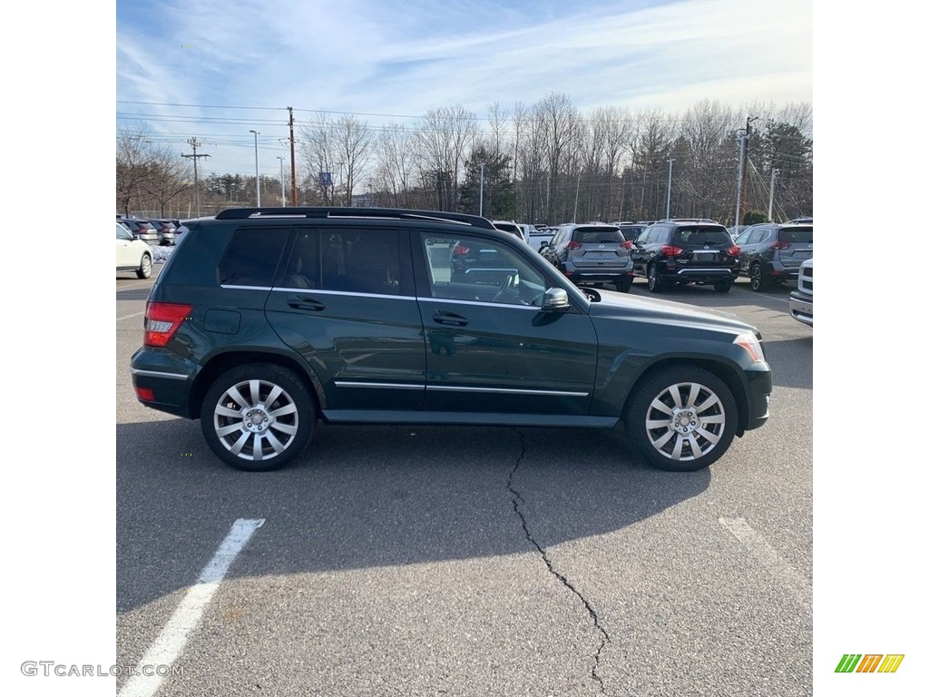 2010 GLK 350 4Matic - Jade Green Metallic / Almond/Black photo #5