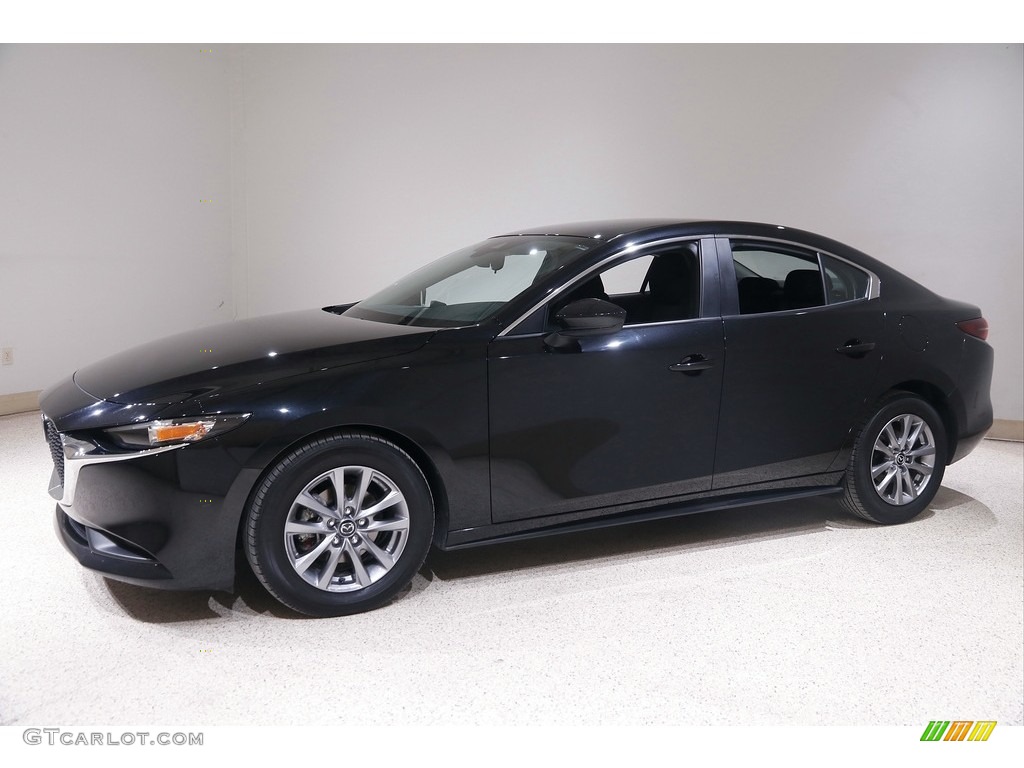 Jet Black Mica 2020 Mazda MAZDA3 Sedan Exterior Photo #145606224