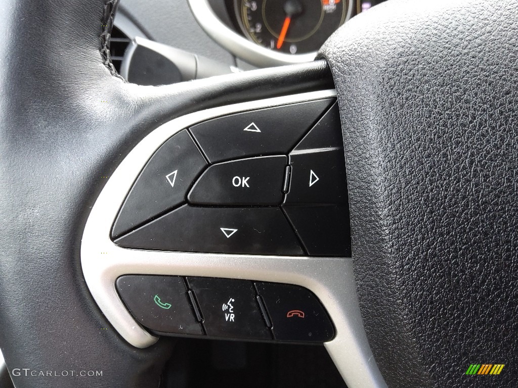 2018 Jeep Cherokee Latitude 4x4 Black Steering Wheel Photo #145606488