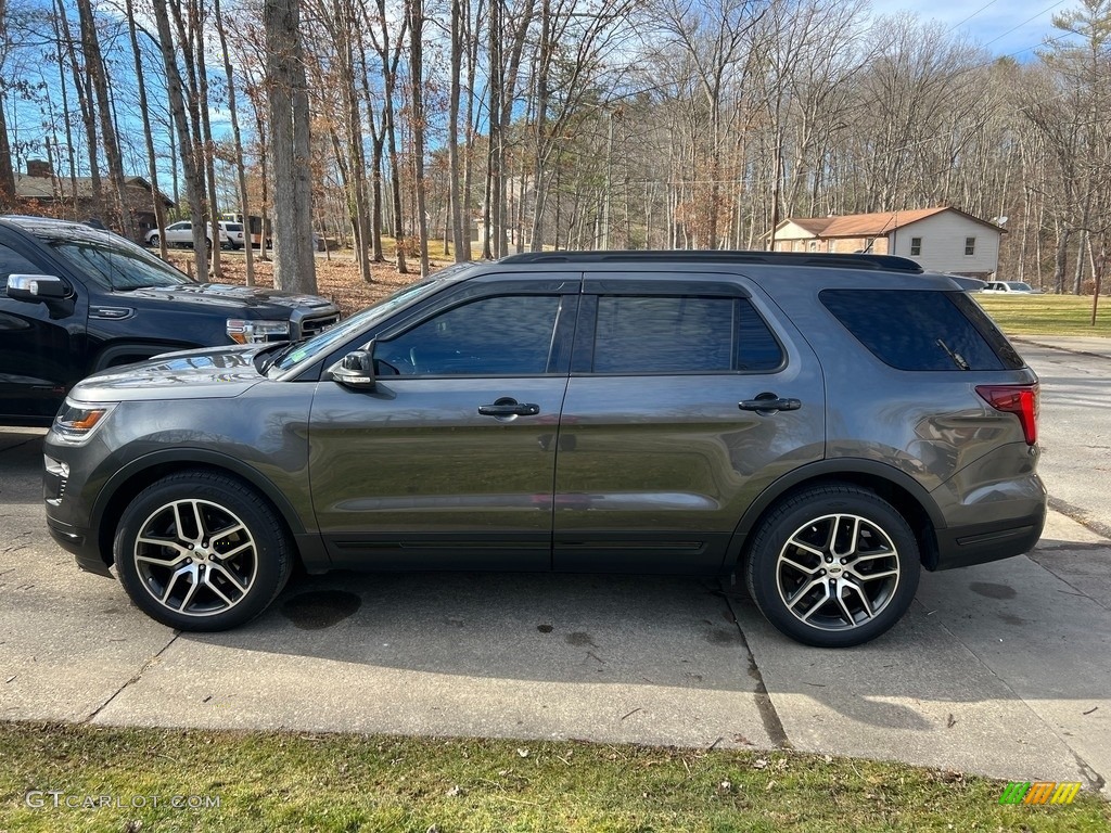 2018 Explorer Sport 4WD - Magnetic Metallic / Ebony Black photo #16