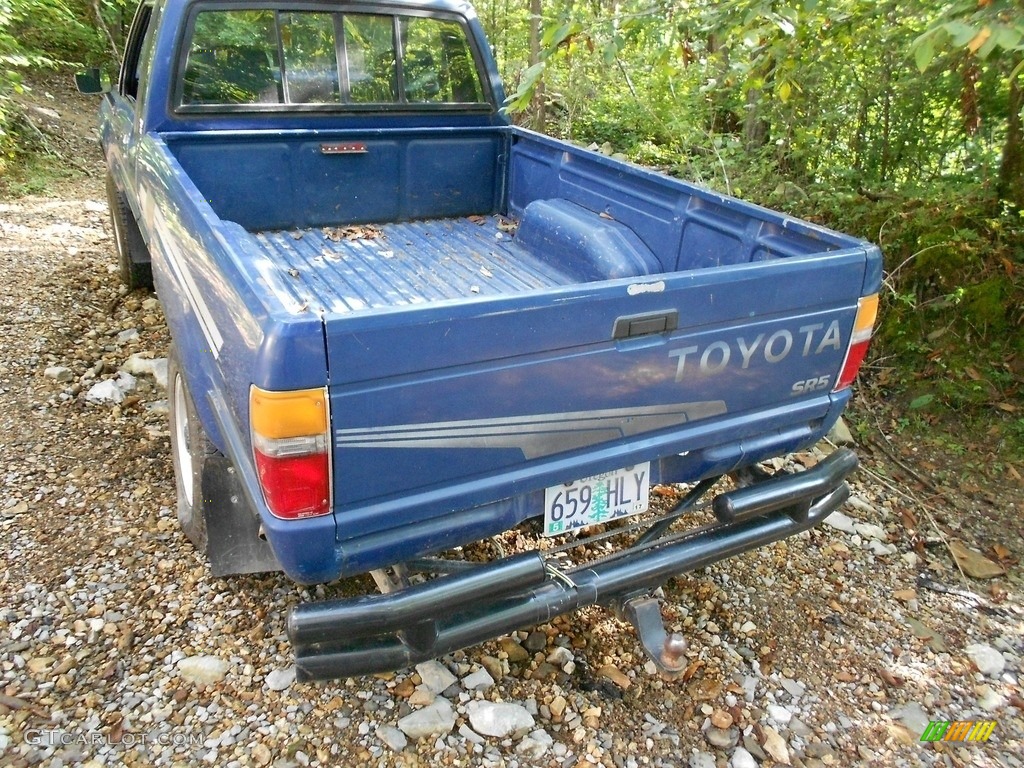 Medium Blue 1986 Toyota Pickup SR5 Extended Cab 4x4 Exterior Photo #145607757