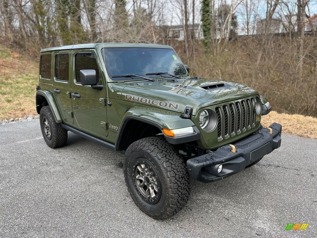 Sarge Green 2022 Jeep Wrangler Unlimited Rubicon 392 4x4 Exterior Photo #145607808