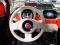 Ivory (Avorio) Dashboard Photo for 2018 Fiat 500 #145607814