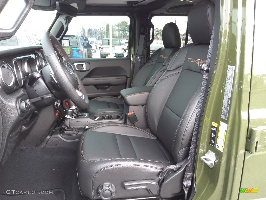 Black Interior 2022 Jeep Wrangler Unlimited Rubicon 392 4x4 Photo #145607949