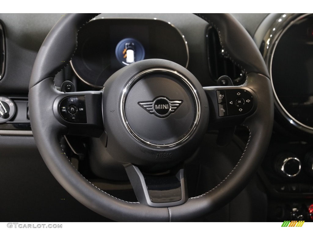 2023 Mini Countryman Cooper S All4 Carbon Black Steering Wheel Photo #145608384