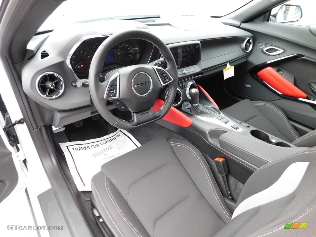 Jet Black Interior 2023 Chevrolet Camaro LT1 Coupe Photo #145609824