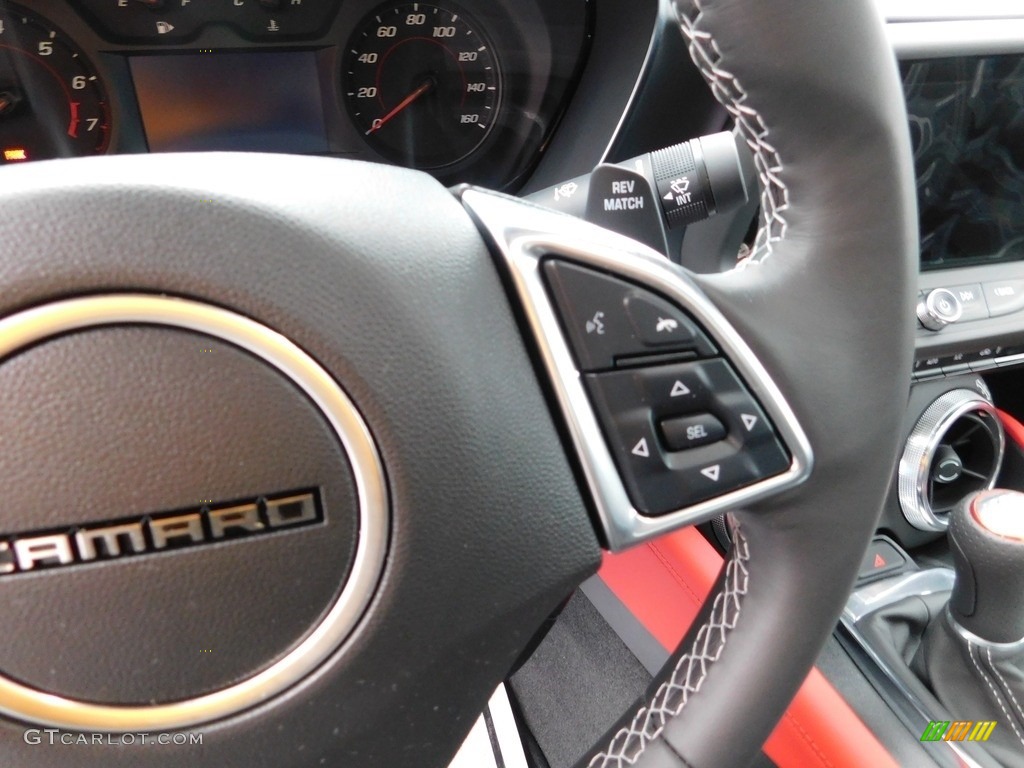 2023 Chevrolet Camaro LT1 Coupe Jet Black Steering Wheel Photo #145609902