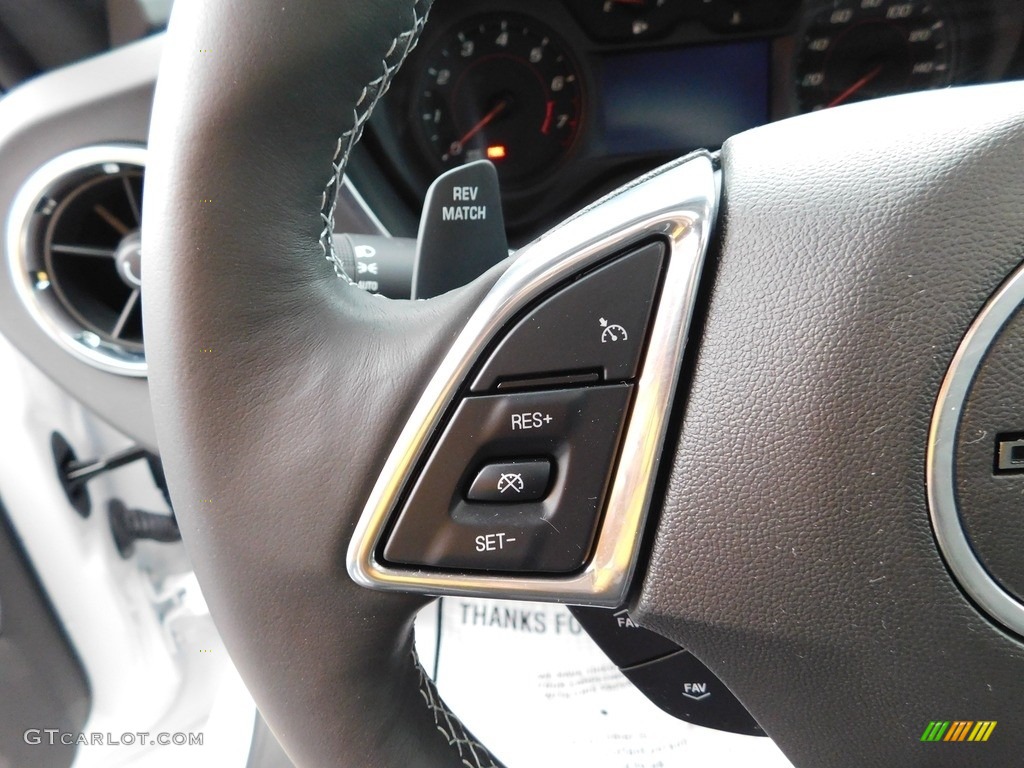 2023 Chevrolet Camaro LT1 Coupe Jet Black Steering Wheel Photo #145609941