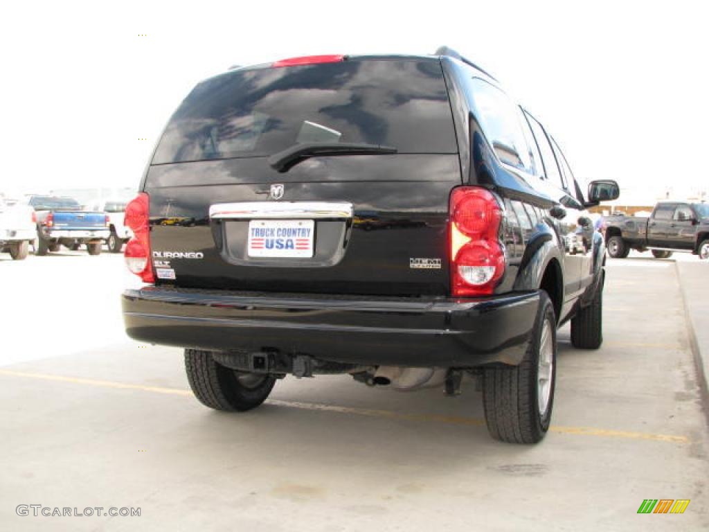 2006 Durango SLT HEMI 4x4 - Black / Dark Slate Gray/Light Slate Gray photo #5