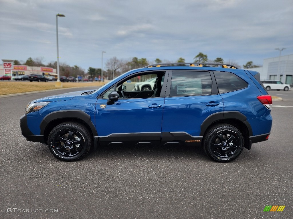 Geyser Blue 2023 Subaru Forester Wilderness Exterior Photo #145610373