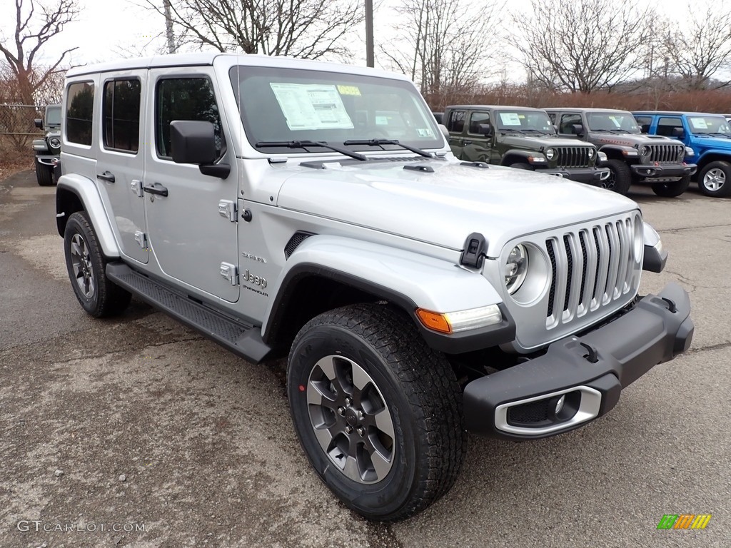 Silver Zynith 2023 Jeep Wrangler Unlimited Sahara 4x4 Exterior Photo #145611144