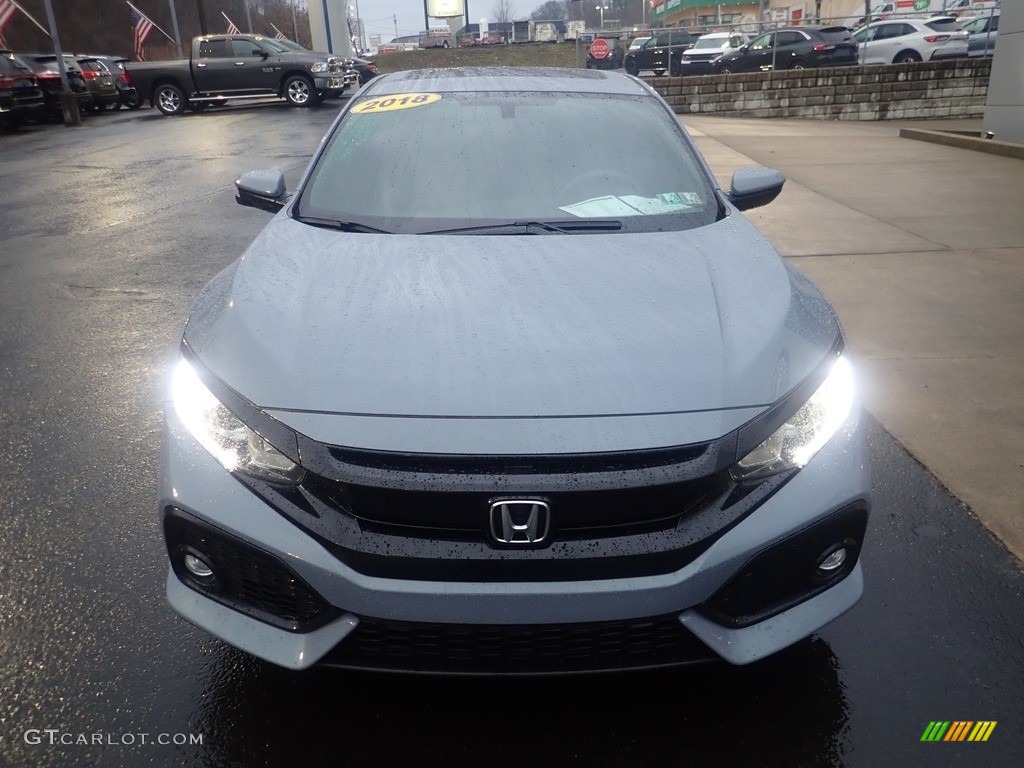 2018 Civic EX Hatchback - Sonic Gray Metallic / Black photo #7