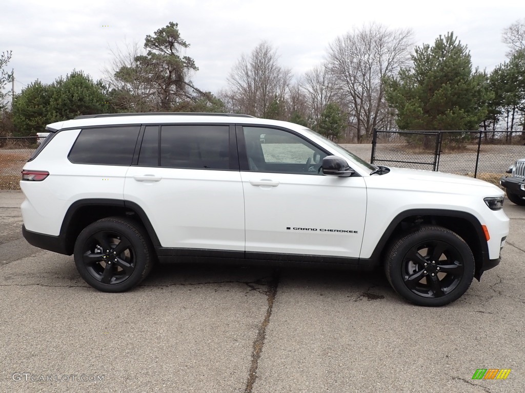 Bright White 2023 Jeep Grand Cherokee L Altitude 4x4 Exterior Photo #145611543