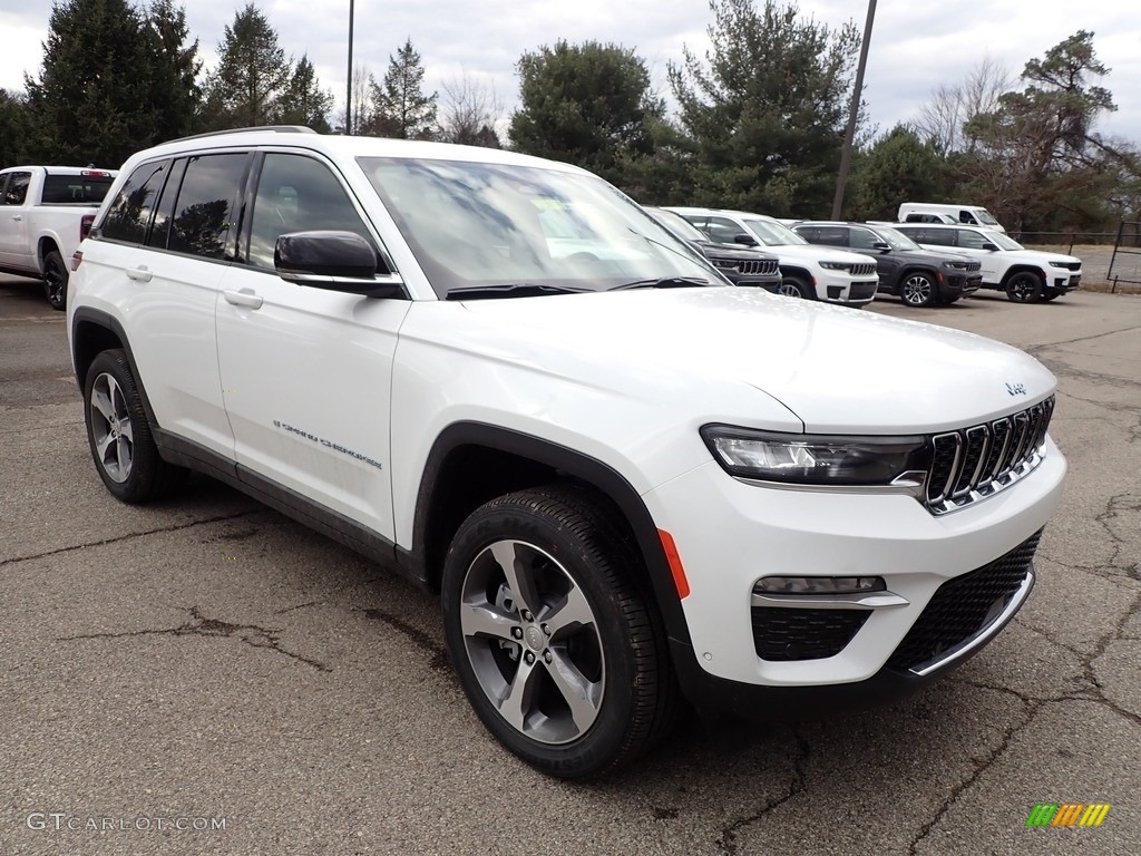 Bright White 2023 Jeep Grand Cherokee 4XE Exterior Photo #145612020
