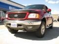 2002 Toreador Red Metallic Ford F150 XLT SuperCrew 4x4  photo #2