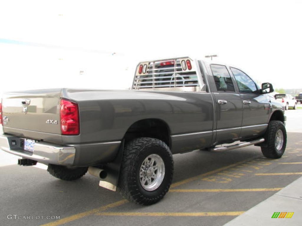 2008 Ram 3500 Big Horn Edition Quad Cab 4x4 - Mineral Gray Metallic / Medium Slate Gray photo #4