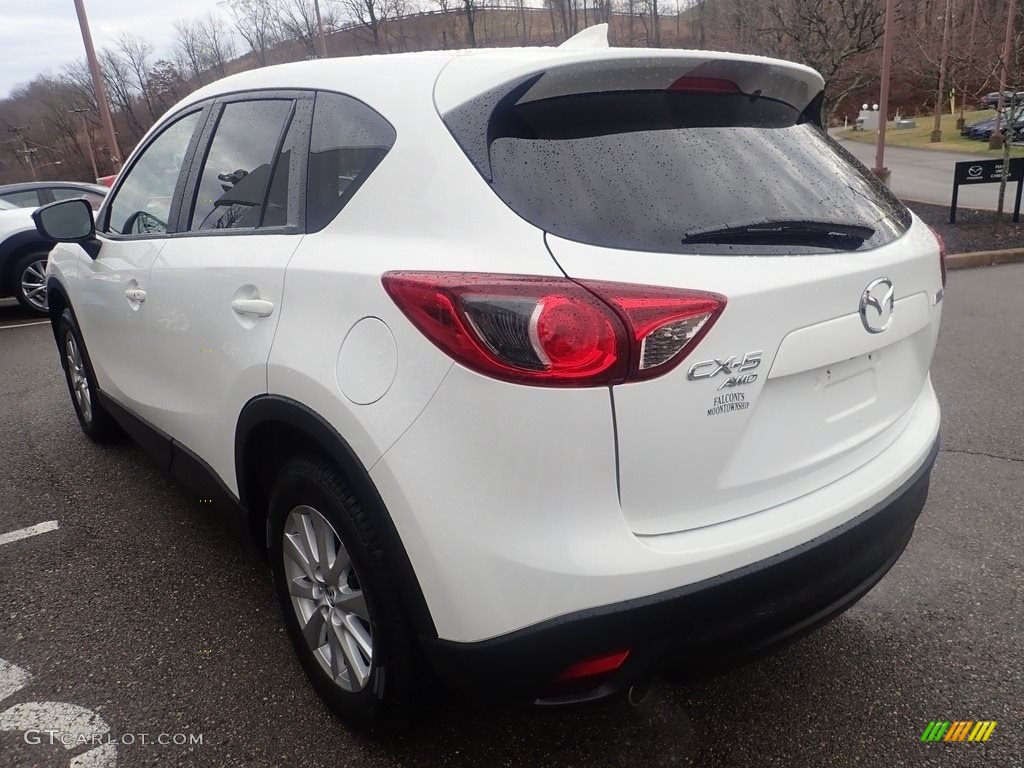 2016 CX-5 Touring AWD - Crystal White Pearl Mica / Black photo #5