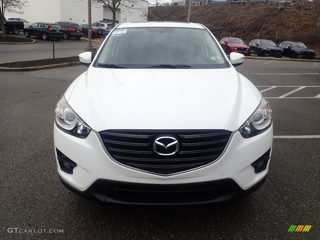 2016 CX-5 Touring AWD - Crystal White Pearl Mica / Black photo #8