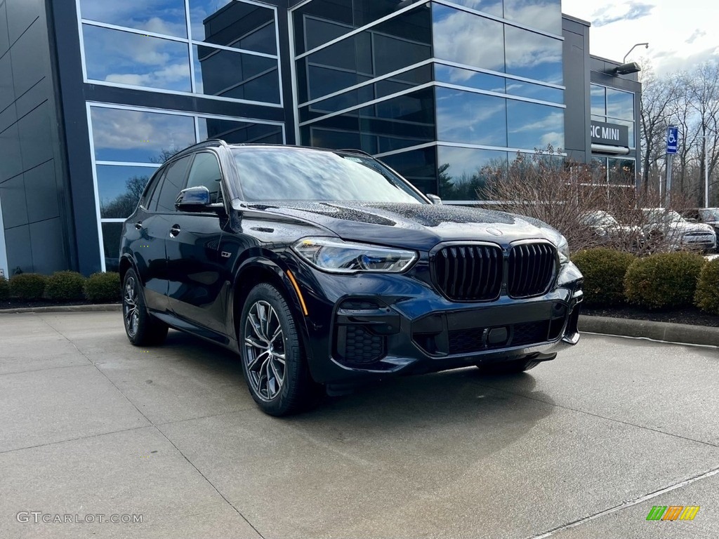 2023 X5 xDrive45e - Carbon Black Metallic / Coffee photo #1