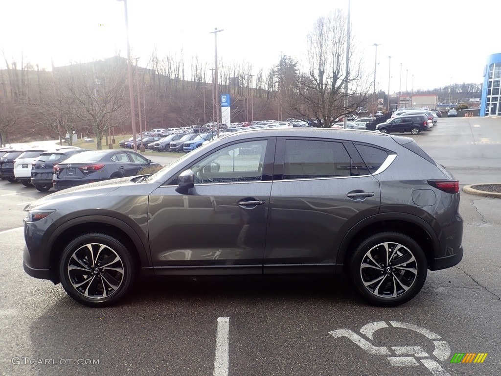 Machine Gray Metallic 2023 Mazda CX-5 S Premium Plus AWD Exterior Photo #145614814