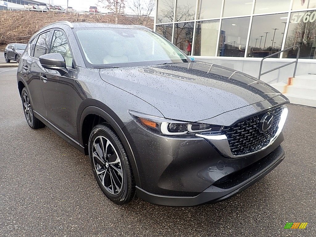 Machine Gray Metallic 2023 Mazda CX-5 S Premium Plus AWD Exterior Photo #145614846