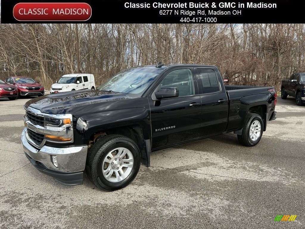 2019 Silverado LD LT Z71 Double Cab 4x4 - Black / Jet Black photo #1