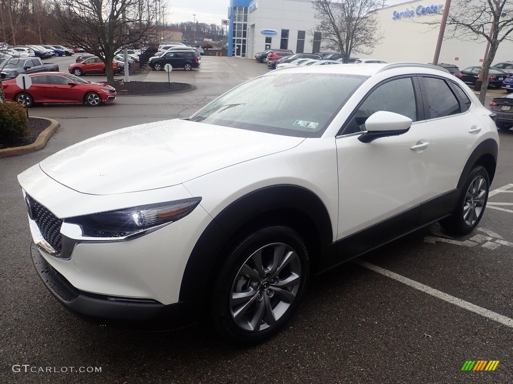 Snowflake White Pearl Mica 2023 Mazda CX-30 S Select AWD Exterior Photo #145615062