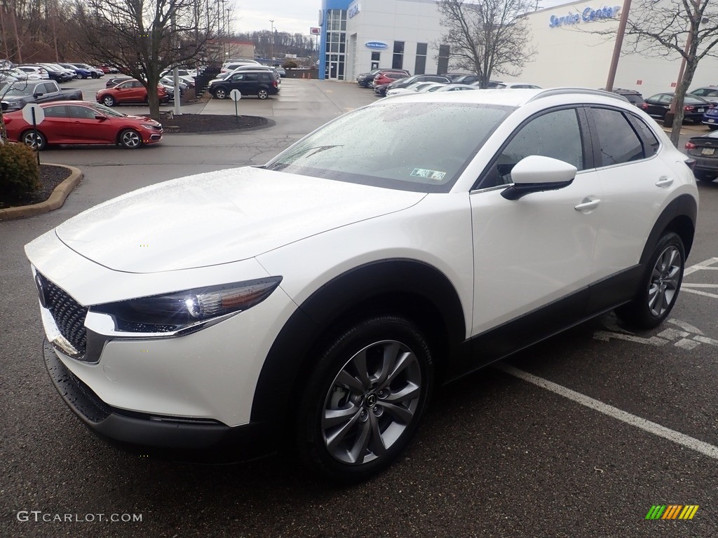 2023 CX-30 S Select AWD - Snowflake White Pearl Mica / Black photo #7