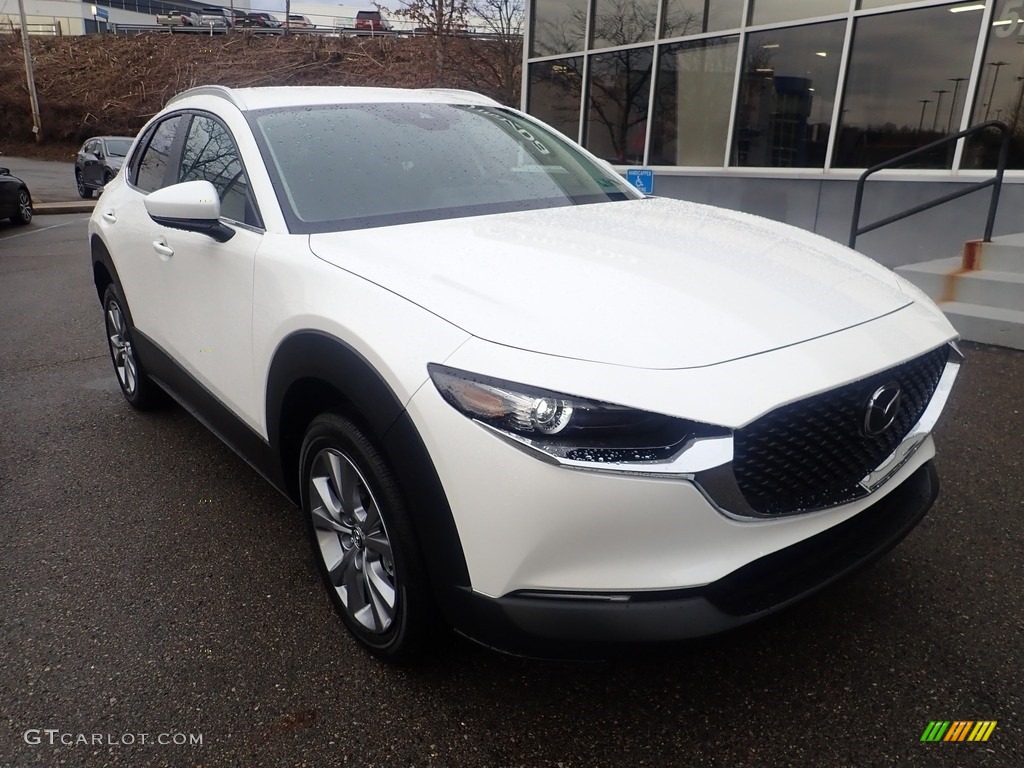 Snowflake White Pearl Mica 2023 Mazda CX-30 S Select AWD Exterior Photo #145615080