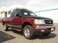 2003 Burgundy Red Metallic Ford F150 Heritage Edition Supercab 4x4  photo #3