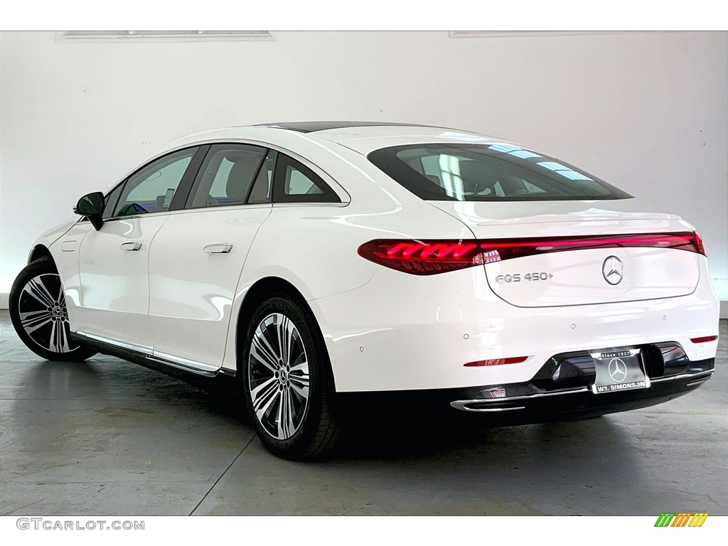 2023 EQS 450+ Sedan - Polar White / Macchiato Beige/Space Gray photo #2