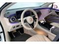 Macchiato Beige/Space Gray Interior Photo for 2023 Mercedes-Benz EQS #145615825