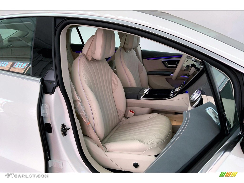 Macchiato Beige/Space Gray Interior 2023 Mercedes-Benz EQS 450+ Sedan Photo #145615843