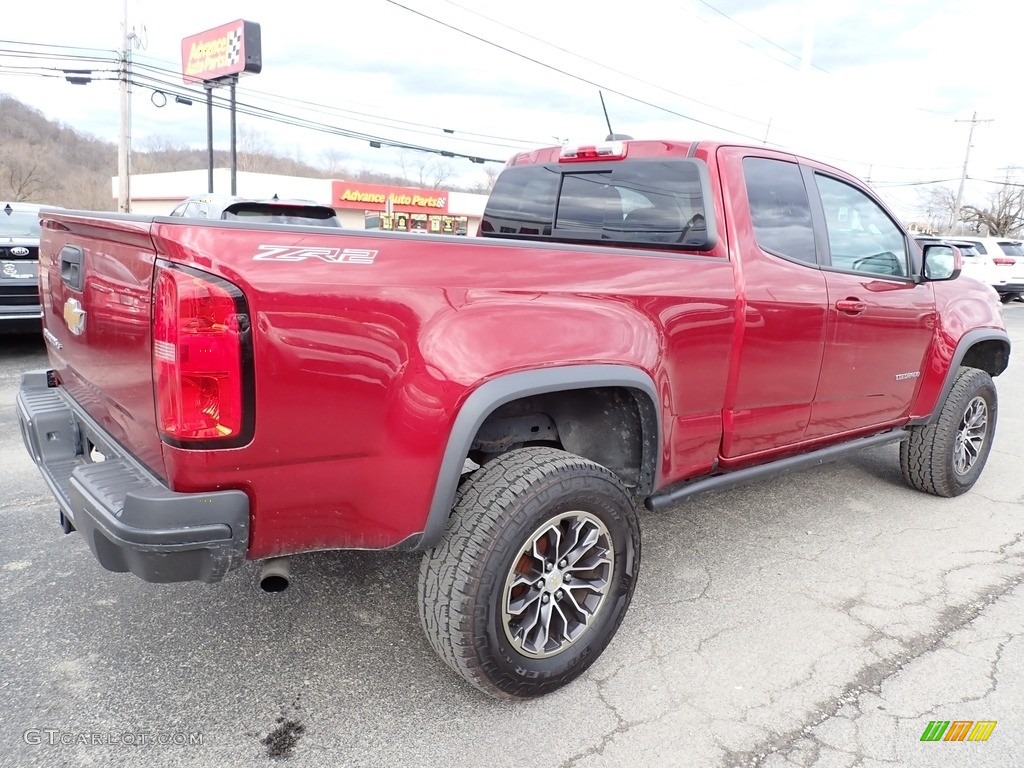 2018 Colorado ZR2 Extended Cab 4x4 - Cajun Red Tintcoat / Jet Black photo #6