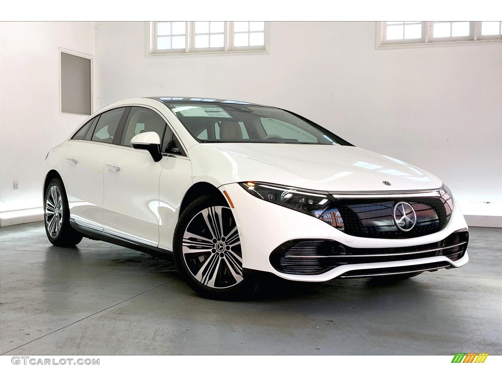 Polar White 2023 Mercedes-Benz EQS 450+ Sedan Exterior Photo #145616013