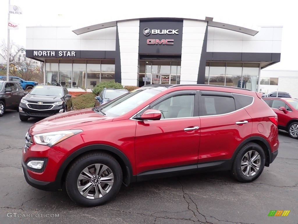 2015 Santa Fe Sport 2.4 AWD - Serrano Red / Beige photo #1