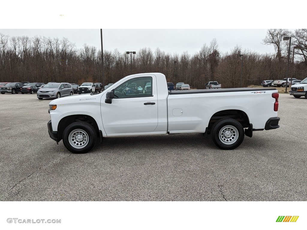 Summit White 2020 Chevrolet Silverado 1500 WT Regular Cab 4x4 Exterior Photo #145616807
