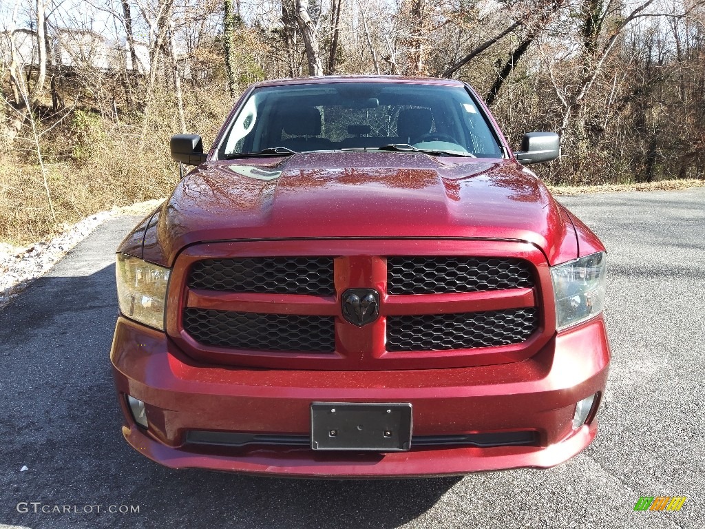 2018 1500 Express Quad Cab - Delmonico Red Pearl / Black/Diesel Gray photo #2