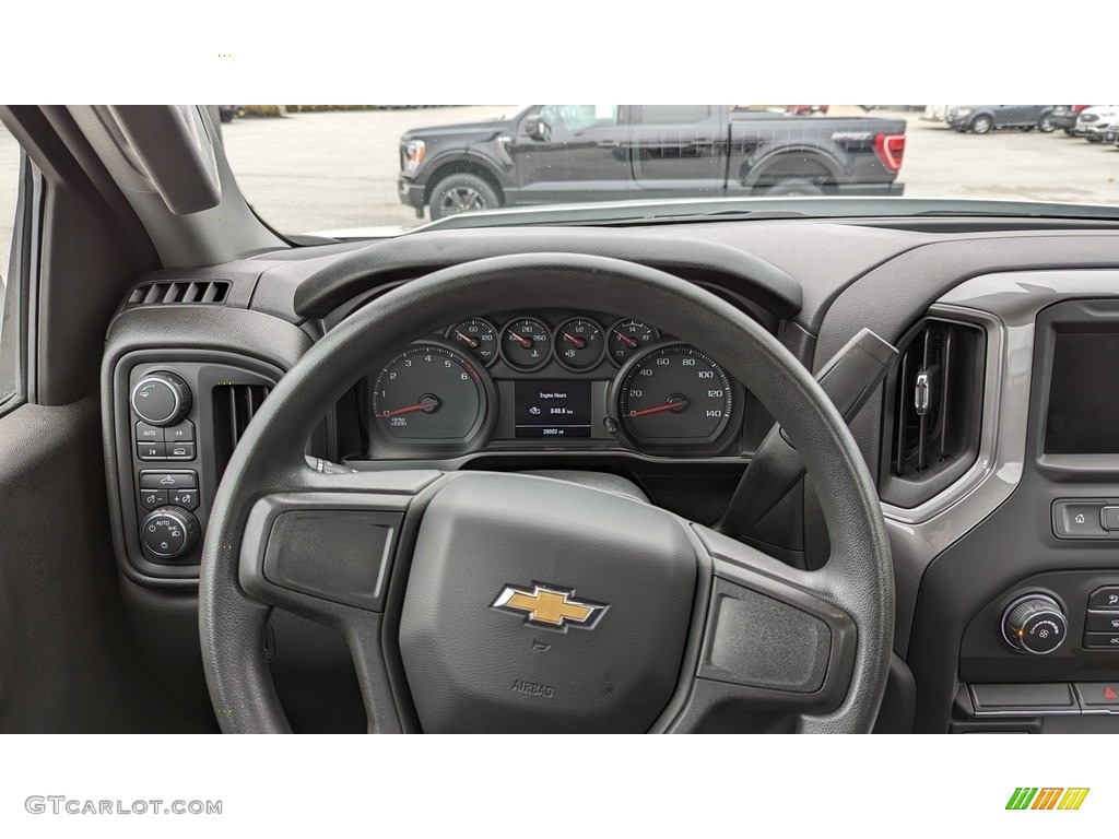 2020 Chevrolet Silverado 1500 WT Regular Cab 4x4 Jet Black Dashboard Photo #145616985