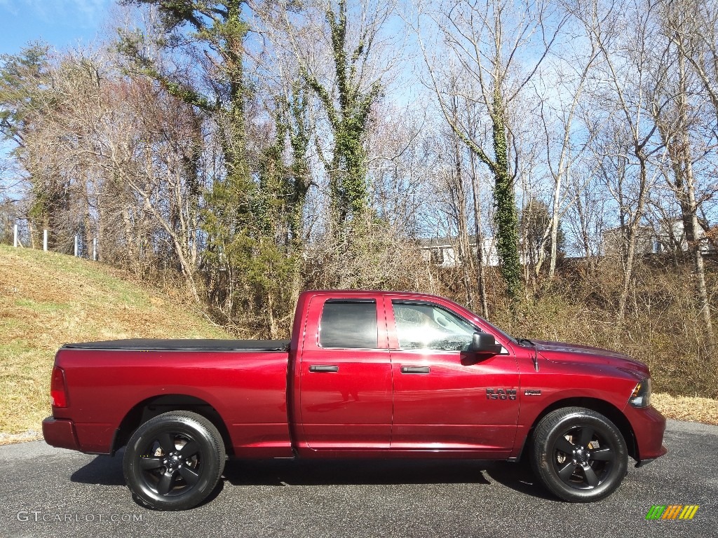 2018 1500 Express Quad Cab - Delmonico Red Pearl / Black/Diesel Gray photo #5