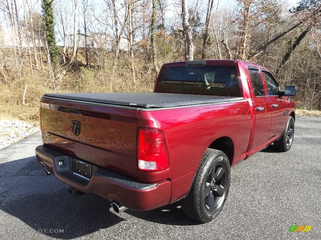 2018 1500 Express Quad Cab - Delmonico Red Pearl / Black/Diesel Gray photo #6
