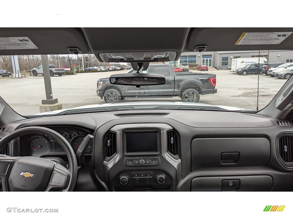 2020 Chevrolet Silverado 1500 WT Regular Cab 4x4 Jet Black Dashboard Photo #145617024