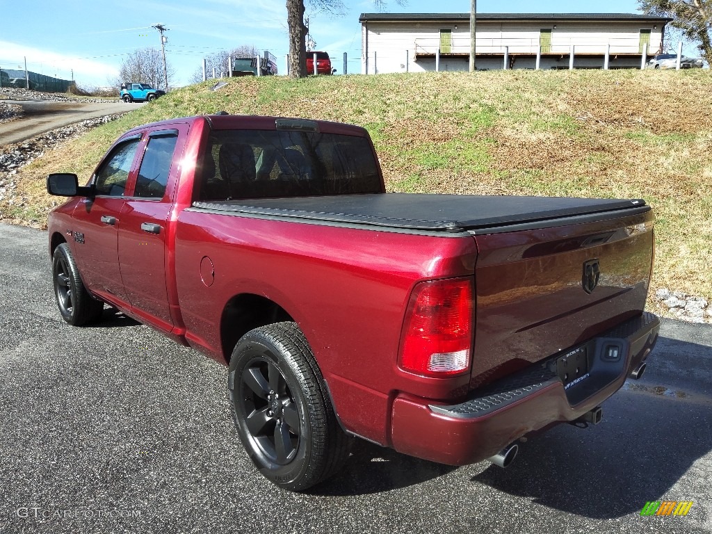 2018 1500 Express Quad Cab - Delmonico Red Pearl / Black/Diesel Gray photo #14