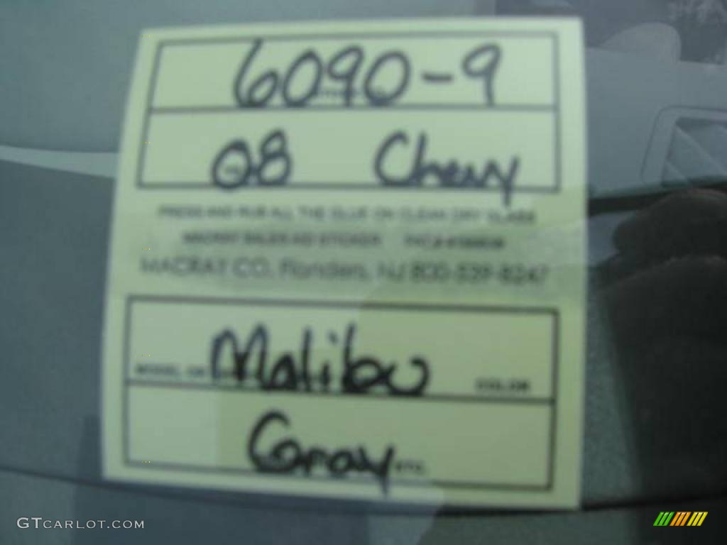 2008 Malibu LS Sedan - Dark Gray Metallic / Titanium Gray photo #1