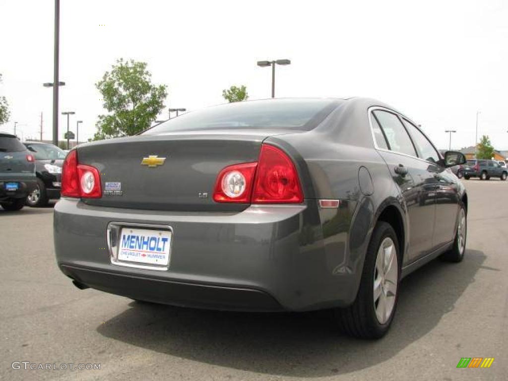 2008 Malibu LS Sedan - Dark Gray Metallic / Titanium Gray photo #6