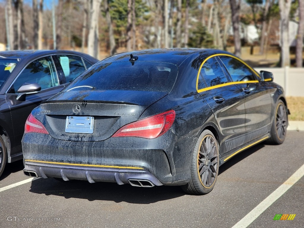 2018 CLA AMG 45 Coupe - Night Black / Black photo #6