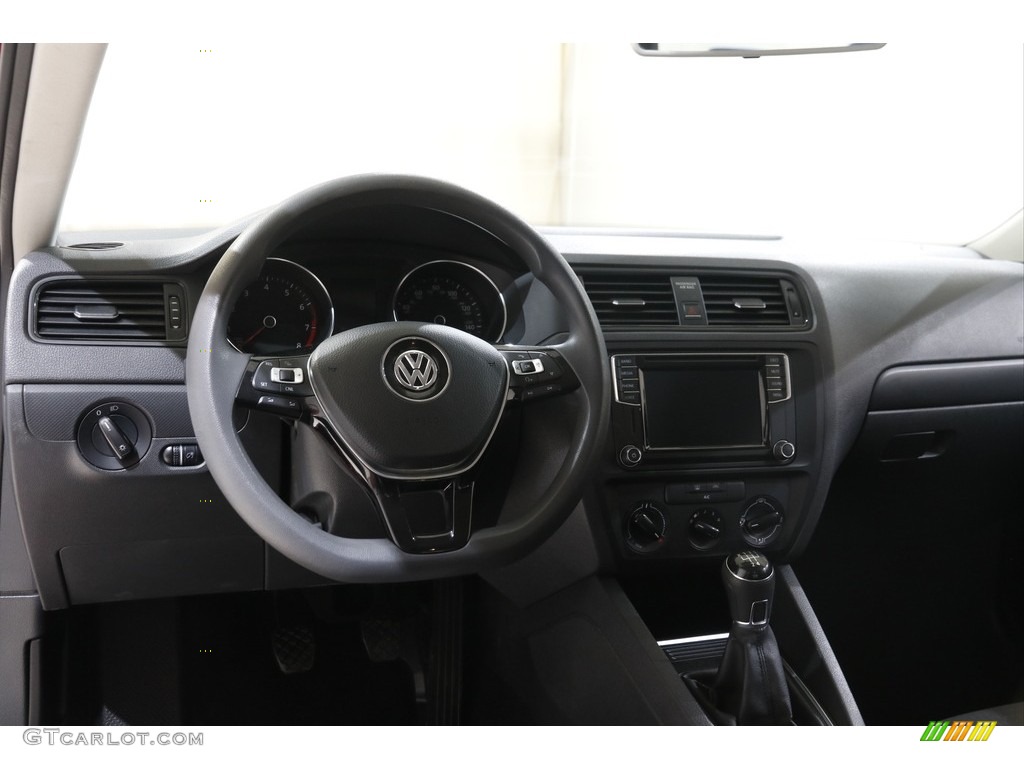 2016 Volkswagen Jetta S Titan Black Dashboard Photo #145617773