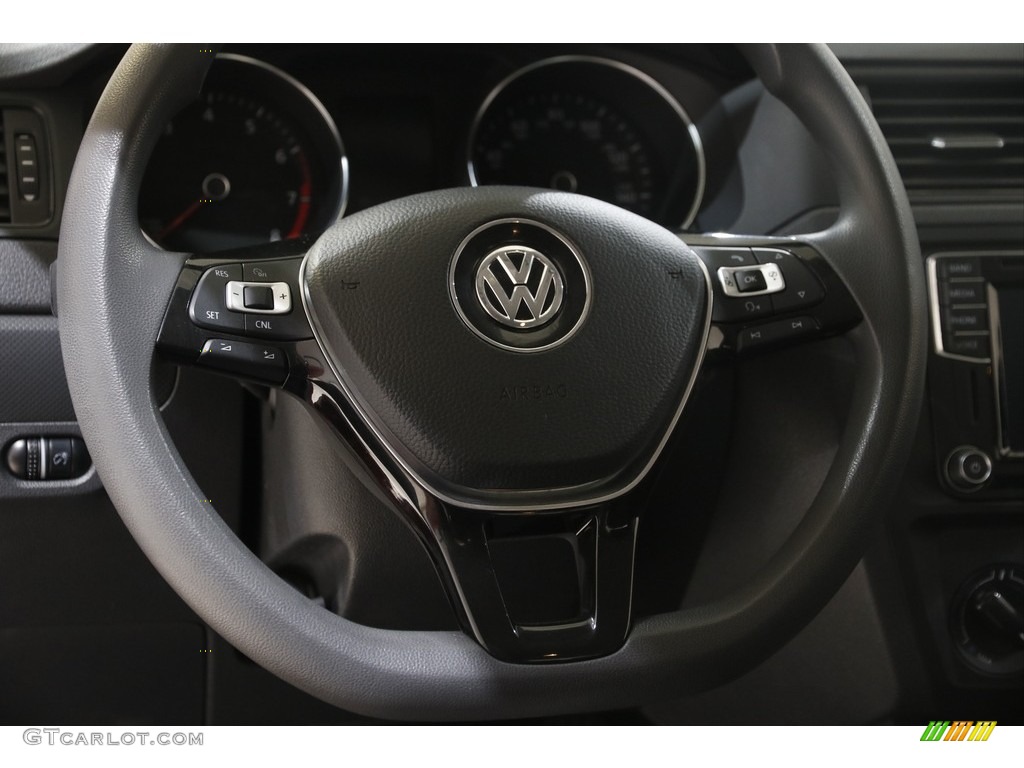 2016 Jetta S - Cardinal Red Metallic / Titan Black photo #7