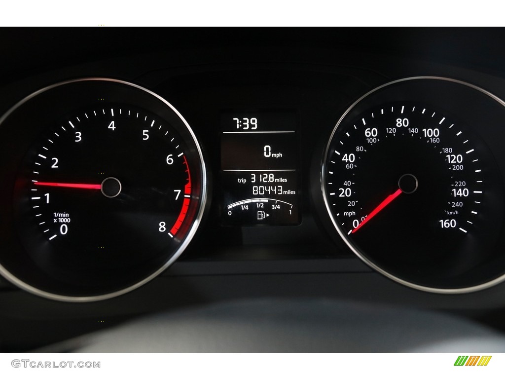 2016 Jetta S - Cardinal Red Metallic / Titan Black photo #8