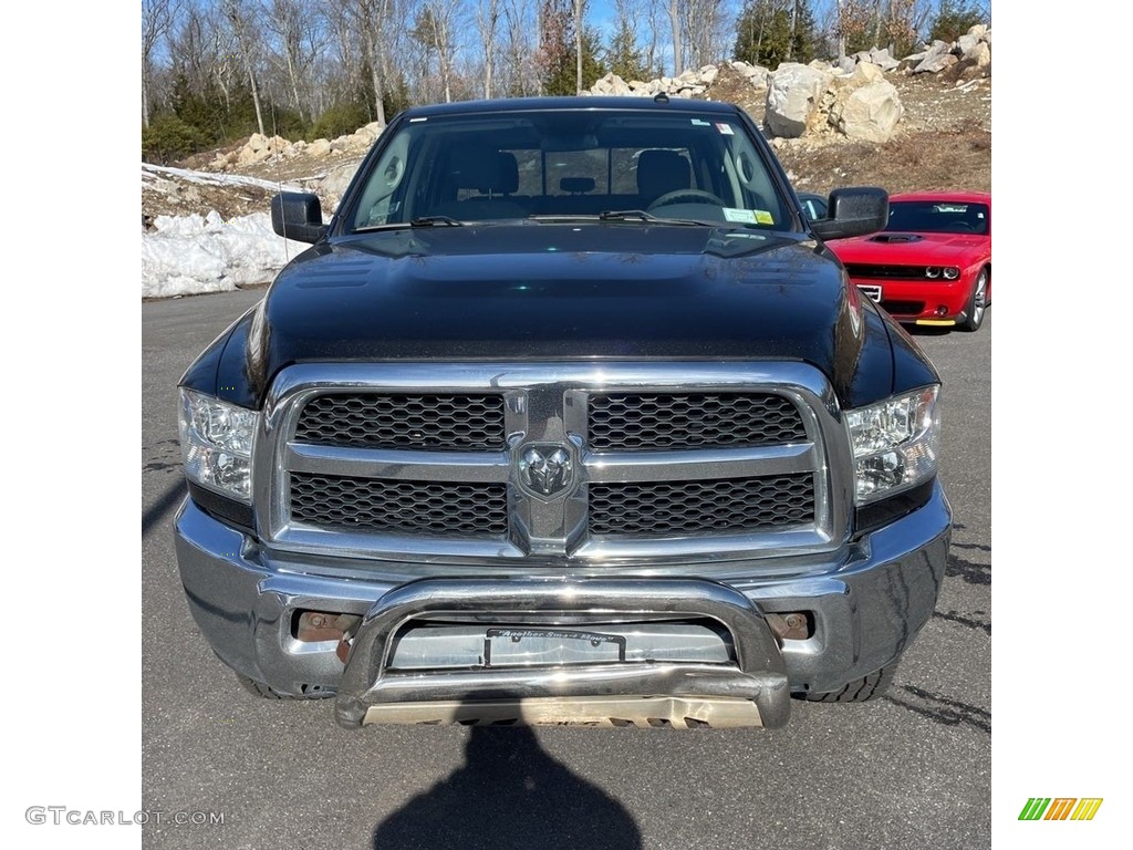 2017 2500 SLT Crew Cab 4x4 - Brilliant Black Crystal Pearl / Black/Diesel Gray photo #8